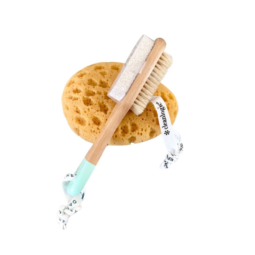 Pumice Brush & Foam Sea Sponge